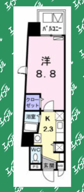 グランツ丸の内の物件間取画像