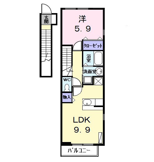 グランデ・フィオーレの物件間取画像