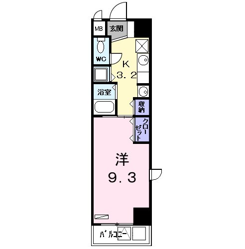 グランツ丸の内の物件間取画像