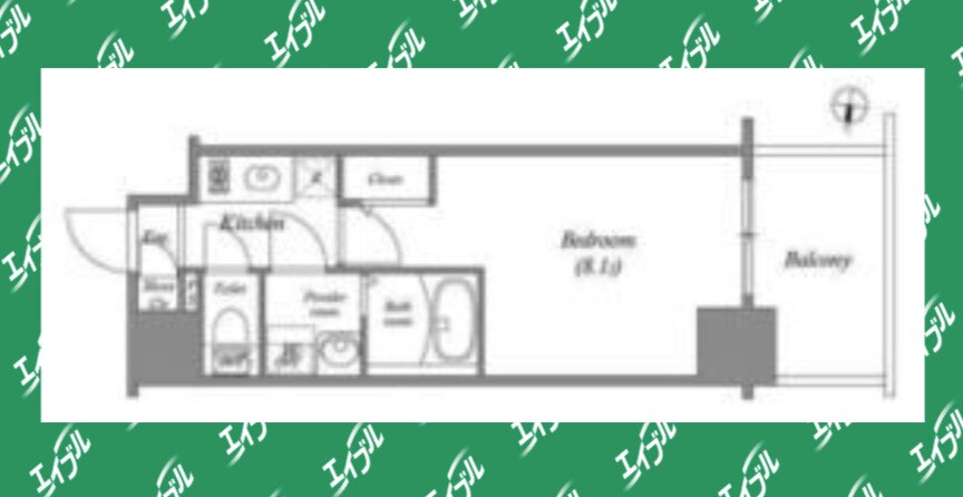エスリード新栄マルスの物件間取画像