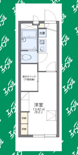 レオパレスＬｏｎｄｅｎ　Ｂの物件間取画像