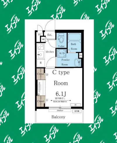 リブリ・砂田橋の物件間取画像