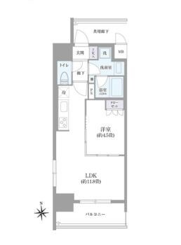 ＯＫＢアヴェニール菊井町の物件間取画像