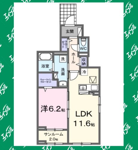 ルミナーレ・光の物件間取画像