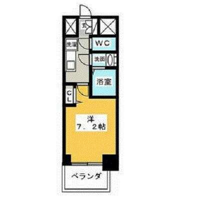 プレサンス丸の内アデルの物件間取画像