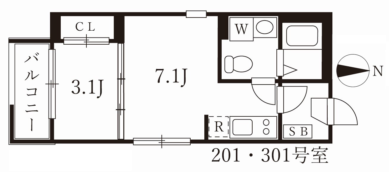 エトワール大曽根の物件間取画像