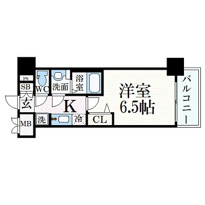 プレサンスNAGOYA本陣の物件間取画像