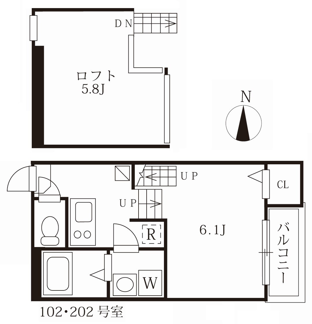 ユグドラシル高畑の物件間取画像