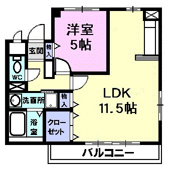 アルモニーの物件間取画像