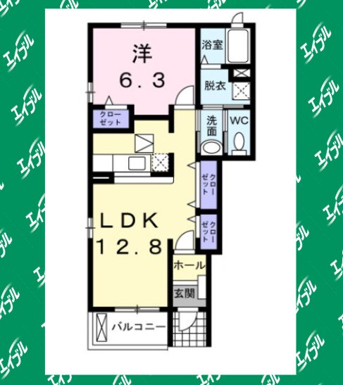 ベルコリーヌの物件間取画像