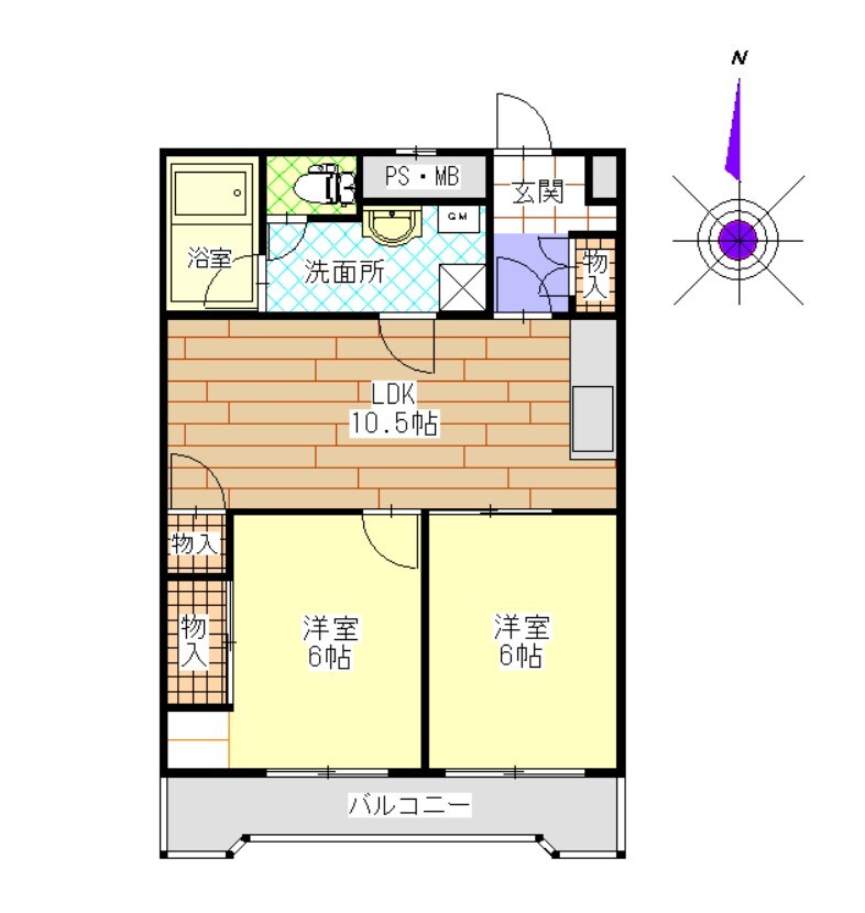 チサンマンション錦の物件間取画像