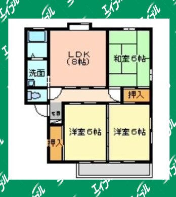 ルーエックⅡの物件間取画像