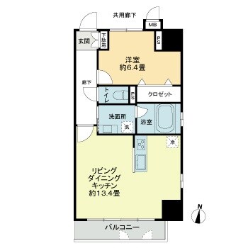 サーパスフォーシア白壁の物件間取画像