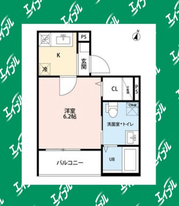 T.A一柳通1丁目の物件間取画像