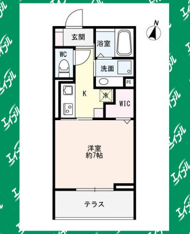 Croix Rousseの物件間取画像