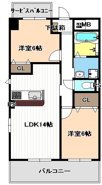 アフロディーテの物件間取画像