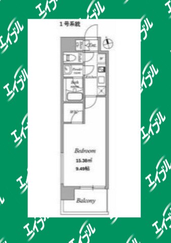 レジデンシア今池の物件間取画像