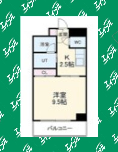 新栄町駅 徒歩6分 6階の物件間取画像