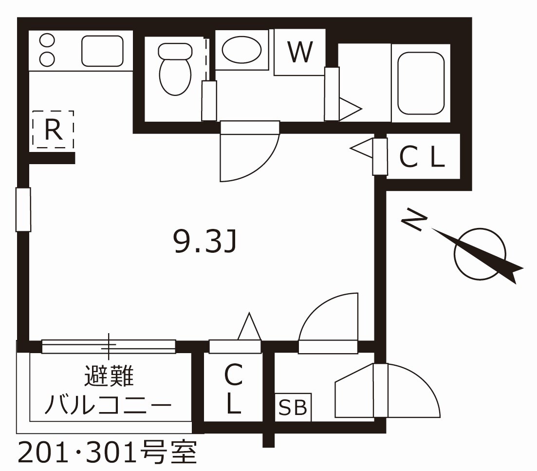 ハーモニーテラス佐古前町の物件間取画像