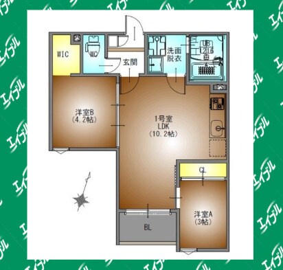 REGALEST観音の物件間取画像