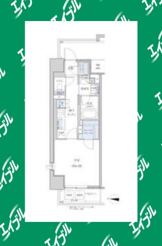 ささしまライブ駅 徒歩8分 9階の物件間取画像