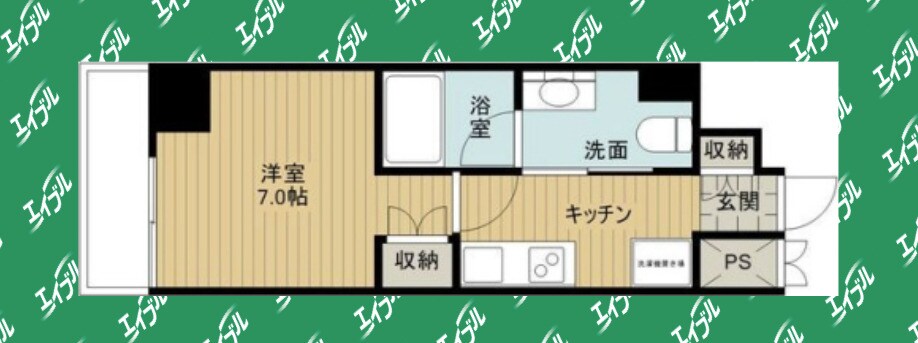 フローライト徳川の物件間取画像