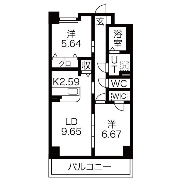 S-FORT鶴舞realeの物件間取画像