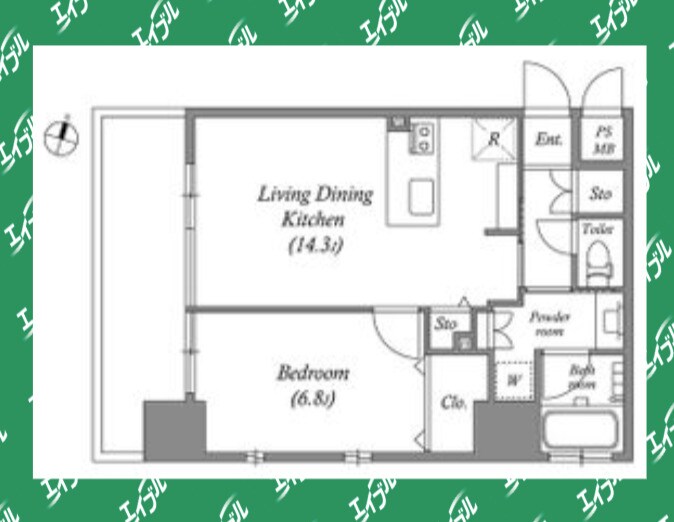 ファーストレジデンス栄の物件間取画像