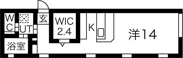 LeGioie太閤通駅Ⅲの物件間取画像