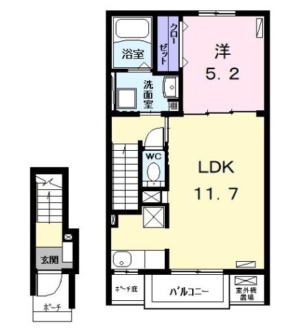 カーサ　フィオーレ　十王の物件間取画像