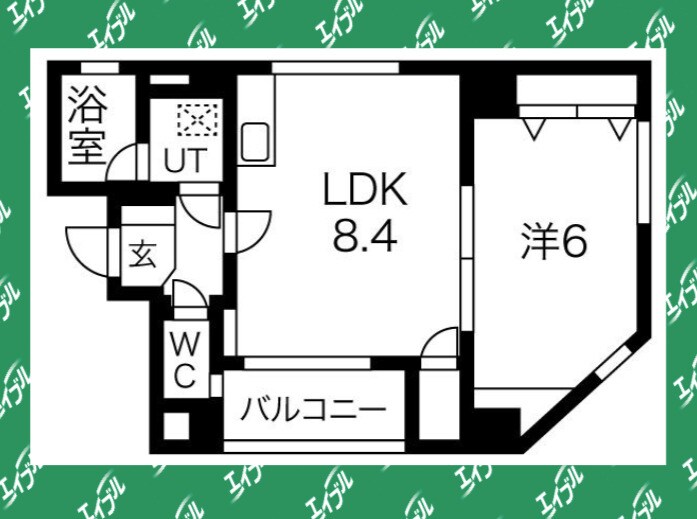 エル・ビューネ千種の物件間取画像