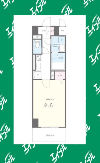 パルファン ドゥ ジョアの物件間取画像