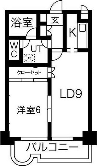 錦ハーモニービルの物件間取画像