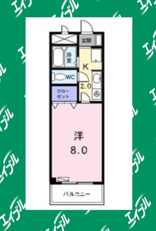 メゾン・ラスターの物件間取画像