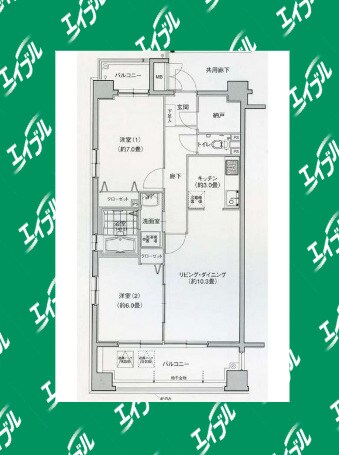 グラン・アベニュー名駅南の物件間取画像