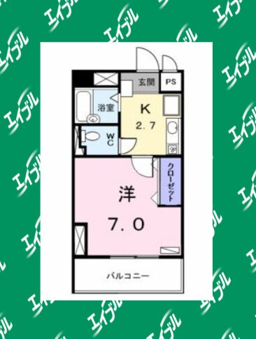 サニーコート月島の物件間取画像