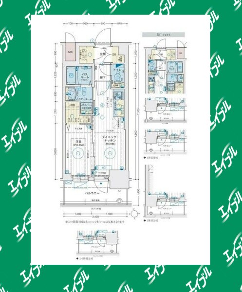 中村日赤駅 徒歩6分 10階の物件間取画像