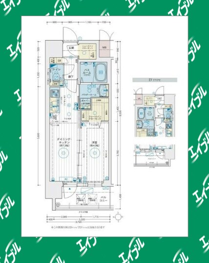 中村日赤駅 徒歩6分 9階の物件間取画像