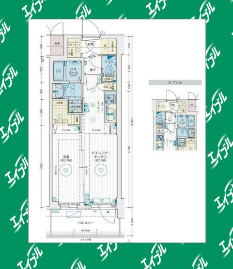 中村日赤駅 徒歩6分 5階の物件間取画像