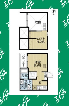 セ・ルーニア畑江の物件間取画像