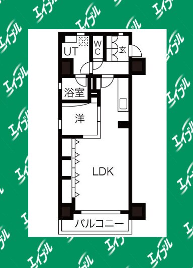 C.P.Pure1608の物件間取画像