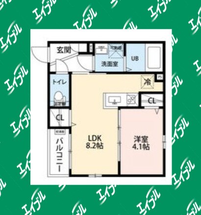 TIDA　高畑の物件間取画像