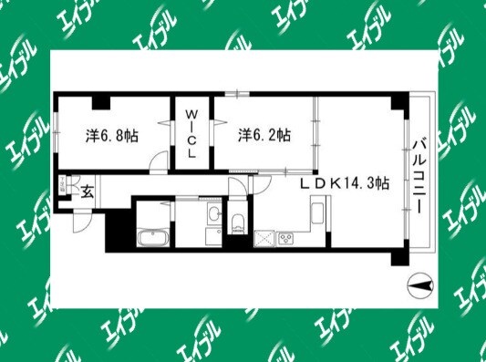 ラヴィータ泉の物件間取画像