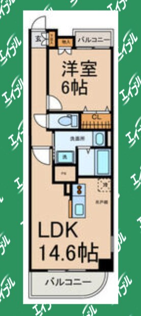 Haus ISEBERGの物件間取画像