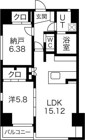 丸の内駅 徒歩6分 3階の物件間取画像