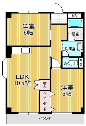 近藤ハイツの物件間取画像