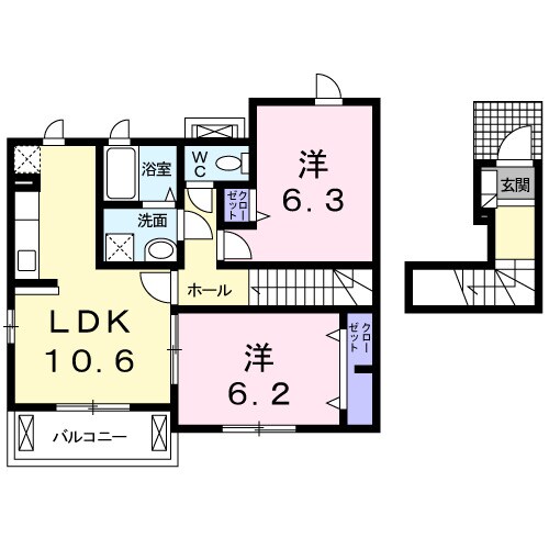 ベル☆デーア　東海の物件間取画像