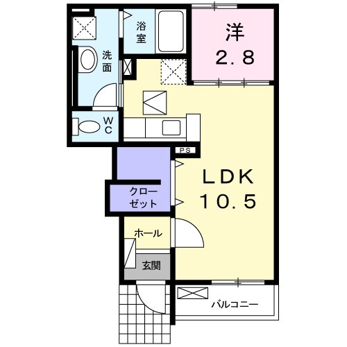 中京競馬場前駅 徒歩26分 1階の物件間取画像