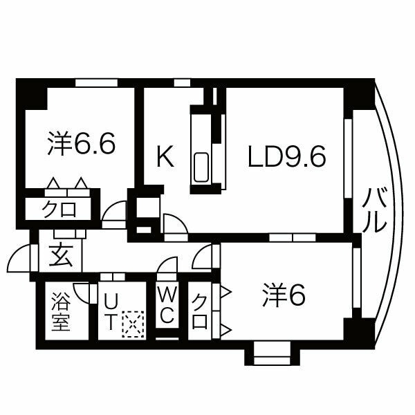 エスポワール渡内の物件間取画像