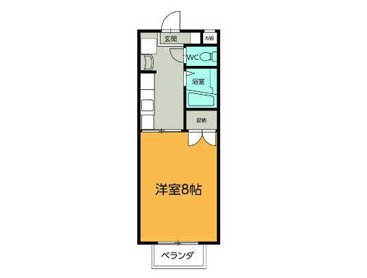 メープルハウスの物件間取画像